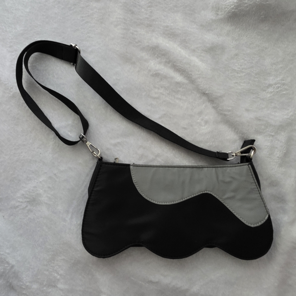 Stylish Black and Gray Women's Bag